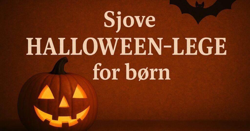 Sjove halloween leget for børn